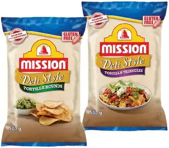 IGA Mission Deli Style Tortilla or Corn Strips 500g Selected Varieties offer