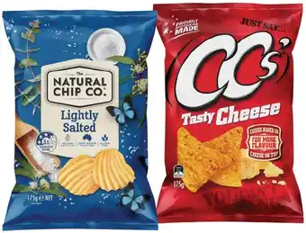 IGA The Natural Chip Co. Chips 150-175g or CC’s Corn Chips 175g Selected Varieties offer