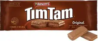 IGA Arnott's Tim Tam Chocolate Biscuits 165‑200g Selected Varieties offer