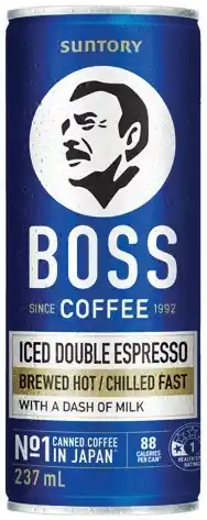 IGA Suntory Boss Coffee 179‑237mL Selected Varieties offer