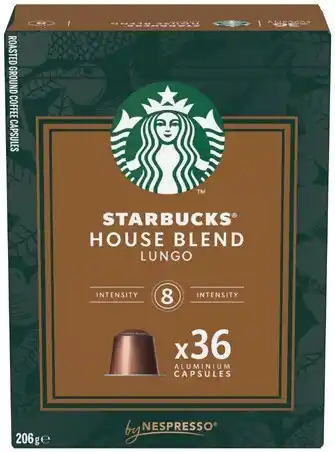 IGA Starbucks by Nespresso Coffee Capsules 36 Pack Selected Varieties offer