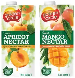 IGA Golden Circle Nectar Fruit Drink 1 Litre Selected Varieties offer