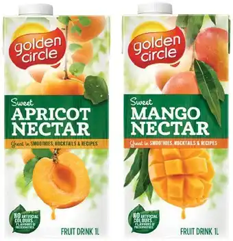 IGA Golden Circle Nectar Fruit Drink 1 Litre Selected Varieties offer