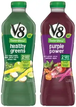 IGA V8 Power Blend 1.25 Litre Selected Varieties offer