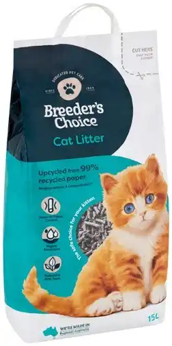 IGA Breeder's Choice Cat Litter 15 Litre offer