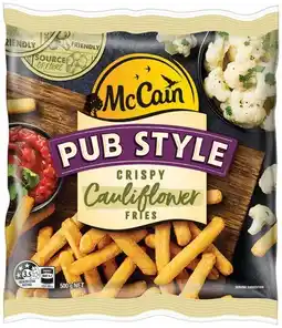 IGA McCain Pub Style Crispy Cauliflower or Broccoli Fries 500g offer