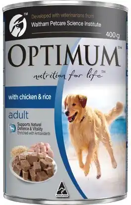 IGA Optimum Wet Dog Food 400g Selected Varieties offer