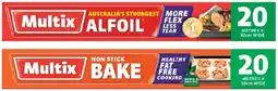 IGA Multix Alfoil or Non Stick Bake Paper 20m×30cm offer