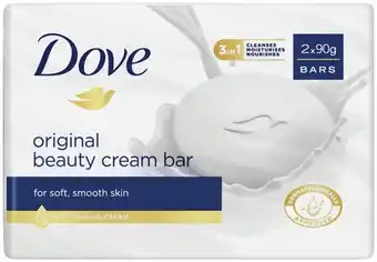 IGA Dove Beauty Cream Bar 2x90g Selected Varieties offer