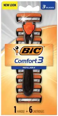 IGA BIC Hybrid 3 Comfort 1 Handle + 6 Blades offer