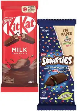 IGA Nestlé Chocolate Block 118‑180g Selected Varieties offer