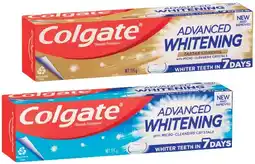 IGA Colgate Advanced Whitening or MaxFresh Toothpaste 115g Selected Varieties offer