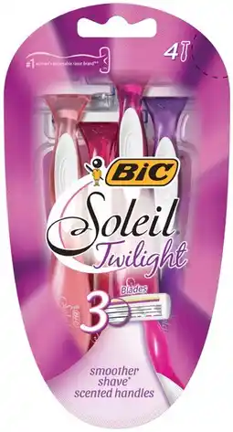 IGA BIC Soleil Twilight Disposable Razors 4 Pack offer