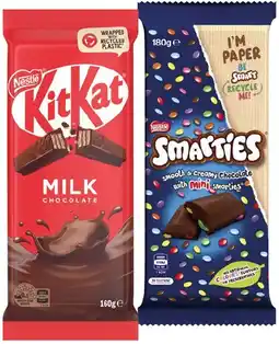 IGA Nestlé Chocolate Block 118‑180g Selected Varieties offer