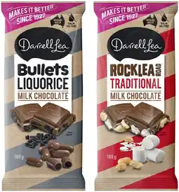 IGA Darrell Lea Chocolate Block 160-180g Selected Varieties offer