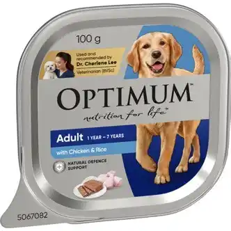 IGA Optimum Wet Dog Food 100g Selected Varieties offer