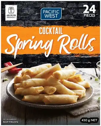 IGA Pacific West Spring Rolls 430g or Dim Sims 400g Selected Varieties offer