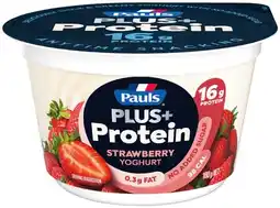 IGA Pauls Plus+ Protein Yoghurt 160g Selected Varieties offer