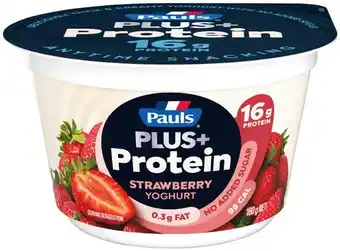 IGA Pauls Plus+ Protein Yoghurt 160g Selected Varieties offer