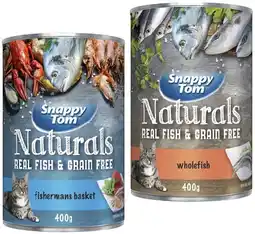 IGA Snappy Tom Naturals Wet Cat Food 400g Selected Varieties offer