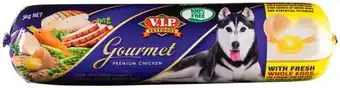 IGA V.I.P. Dog Food Roll 3kg Selected Varieties (Refrigerated Pet Food) offer