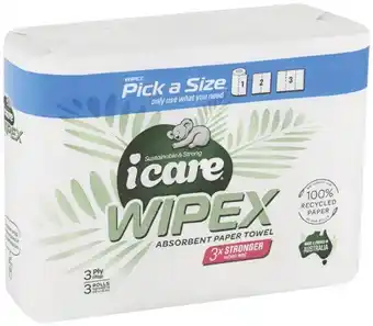 IGA Icare Paper Towel Pic A Size 3 Pack offer