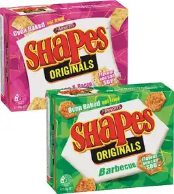 IGA Arnott's Shapes 130‑190g Selected Varieties offer