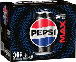 IGA Pepsi 30x375mL Selected Varieties offer