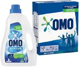 IGA OMO Laundry Liquid 2 Litre, Powder 2kg or Capsule 28 Pack Selected Varieties offer