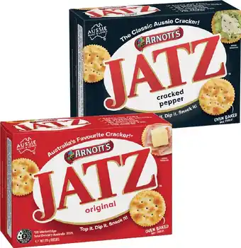 IGA Arnott's Jatz or Savoy 225g, Clix or Salada 250g Selected Varieties offer