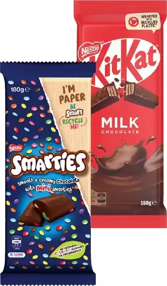 IGA Nestlé Chocolate Block 118‑180g Selected Varieties offer