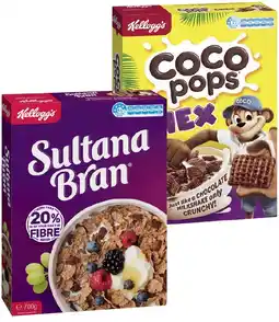 IGA Kellogg’s Coco Pops Chex 500g or Sultana Bran 700g offer