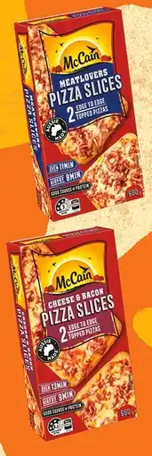 IGA McCain Pizza Slices 540‑600g Selected Varieties offer