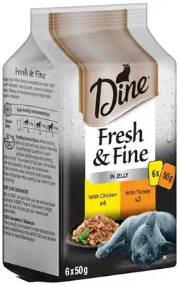 IGA Dine Fresh & Fine Wet Cat Food 6x50g Selected Varieties offer