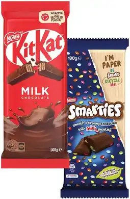 IGA Nestlé Chocolate Block 118‑180g Selected Varieties offer