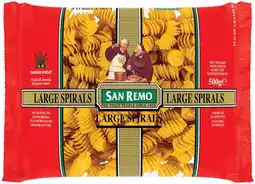 IGA San Remo Pasta 375‑500g Selected Varieties offer