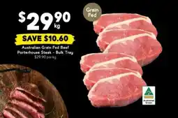 Drakes Australian Grain Fed Beef Porterhouse Steak - Bulk Tray offer