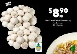 Drakes South Australian White Cup Mushrooms offer