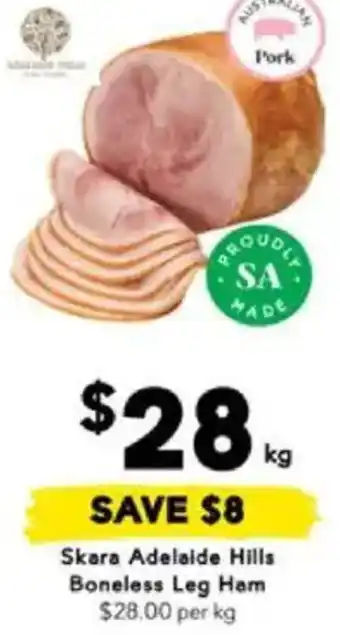 Drakes Skara Adelaide Hills Boneless Leg Ham offer