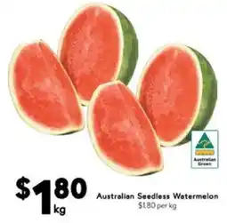 Drakes Australian Seedless Watermelon offer