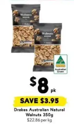 Drakes Drakes Australian Natural Walnuts offer