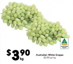 Drakes Australian White Grapes offer