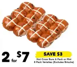 Drakes Hot Cross Buns or Mini Varieties offer