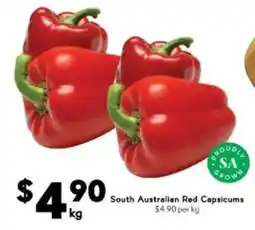 Drakes South Australian Red Capsicums offer