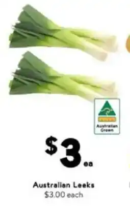 Drakes Australian Leeks offer