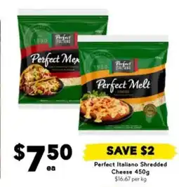 Drakes Perfect Italiano Shredded Cheese offer