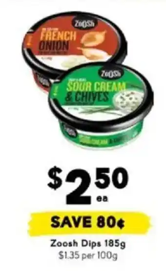 Drakes Zoosh Dips offer