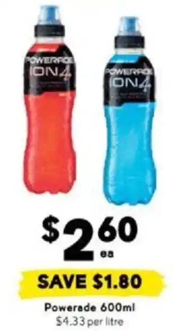 Drakes Powerade offer