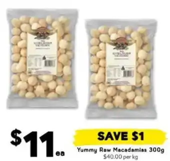 Drakes Yummy Raw Macadamias offer