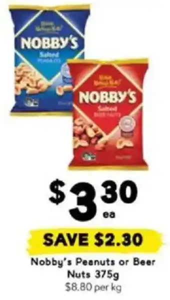 Drakes Nobby's Peanuts or Beer Nuts offer